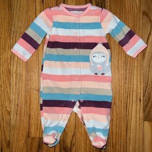 Girls fuzzy warm pajama